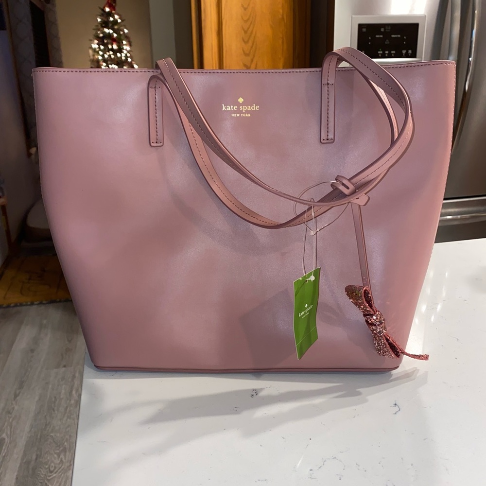 NWT Kate Spade sparkly tote and wallet - Picture 2 of 8